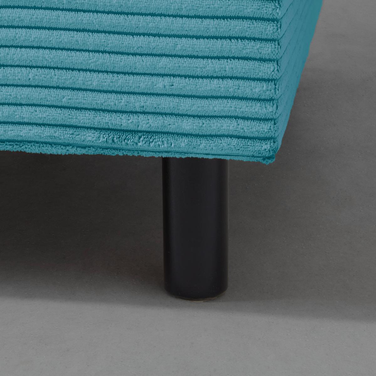 Liege Nova Petrol - Petrol/Schwarz, MODERN, Holz/Textil (85/62/145cm) - Mömax