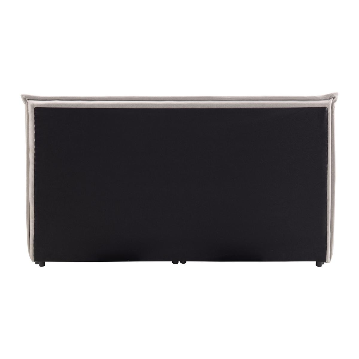 Boxspringbett Leonora ca. 200x200cm Beige mit Topper - Chromfarben/Beige, Modern, Holz/Textil (200/200cm) - Bessagi Home
