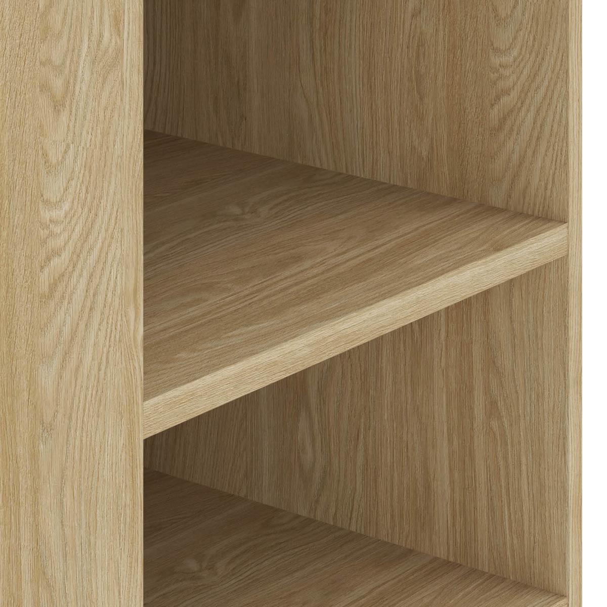 Regal Unit-Elements Mini - boje hrasta/crna, Moderno, drvni materijal (45,6/44,8/40cm) - Based
