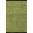 Fleckerlteppich Sofia - Schwarz/Hellgrün, Textil (60/90cm) - MÖMAX modern living