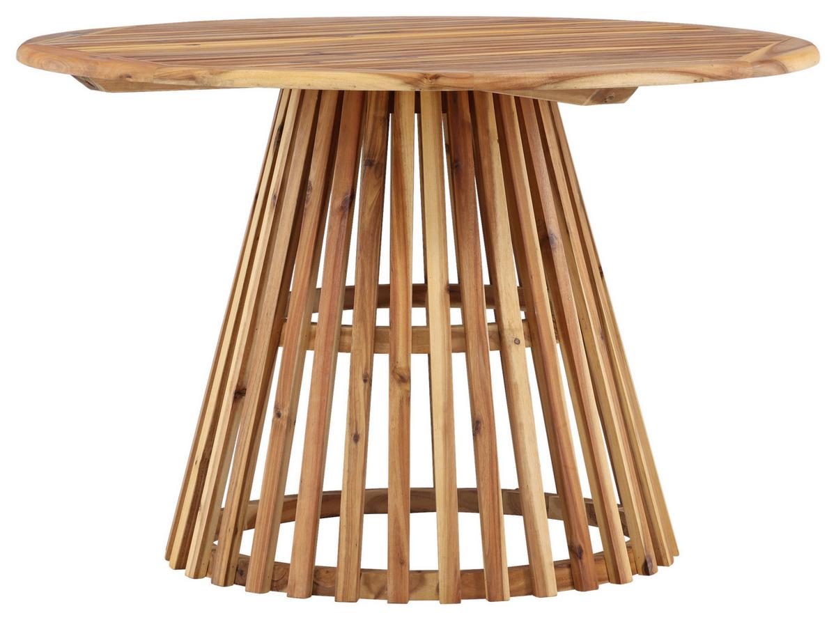 Gartentisch Lumpur ca. 120x120x75 cm Akazie - Akaziefarben, KONVENTIONELL, Holz (120/120/75cm) - Gardenson