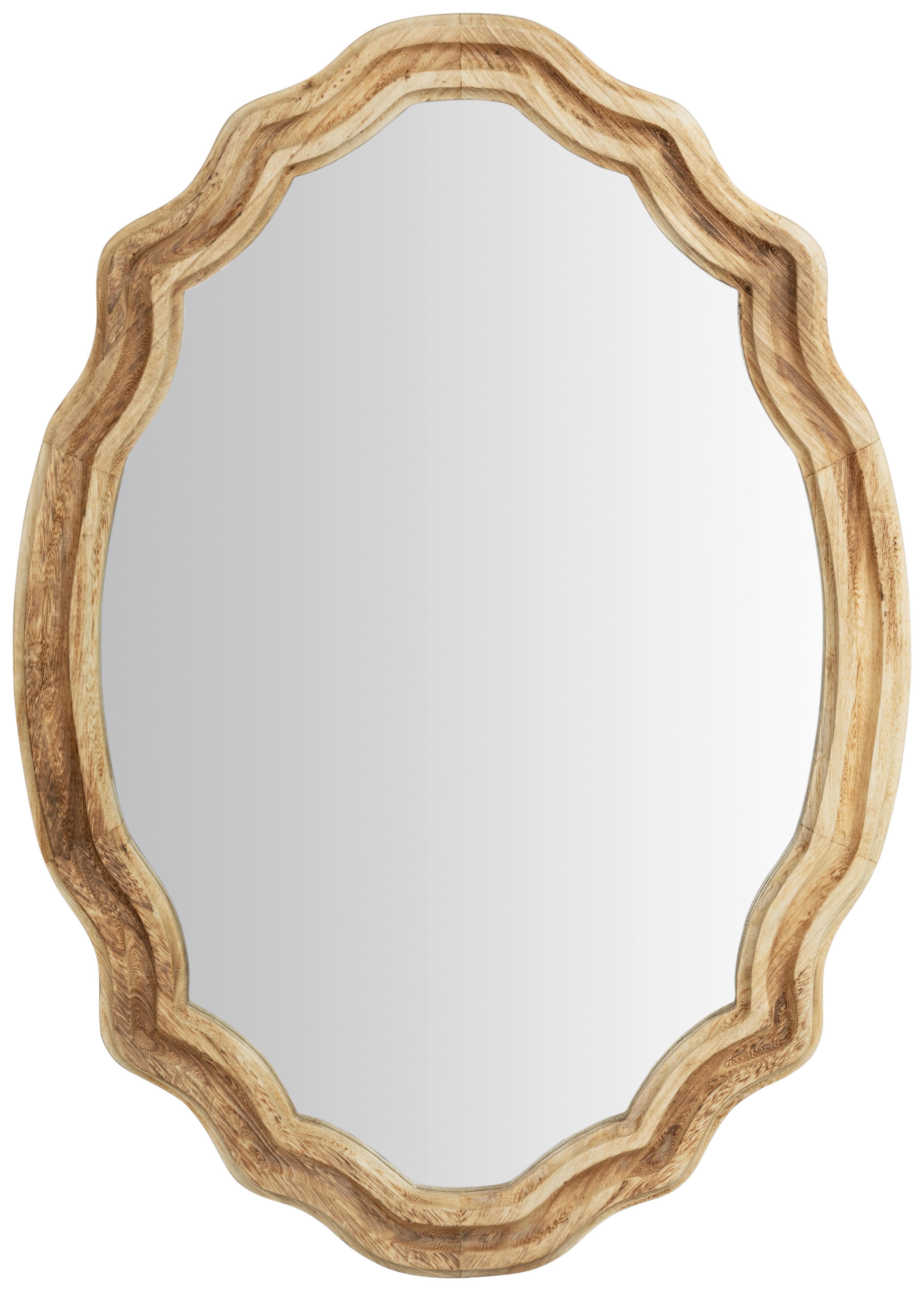 Wandspiegel Joline in Naturfarben - Naturfarben, LIFESTYLE, Glas/Holz (61/86/3cm) - Mömax