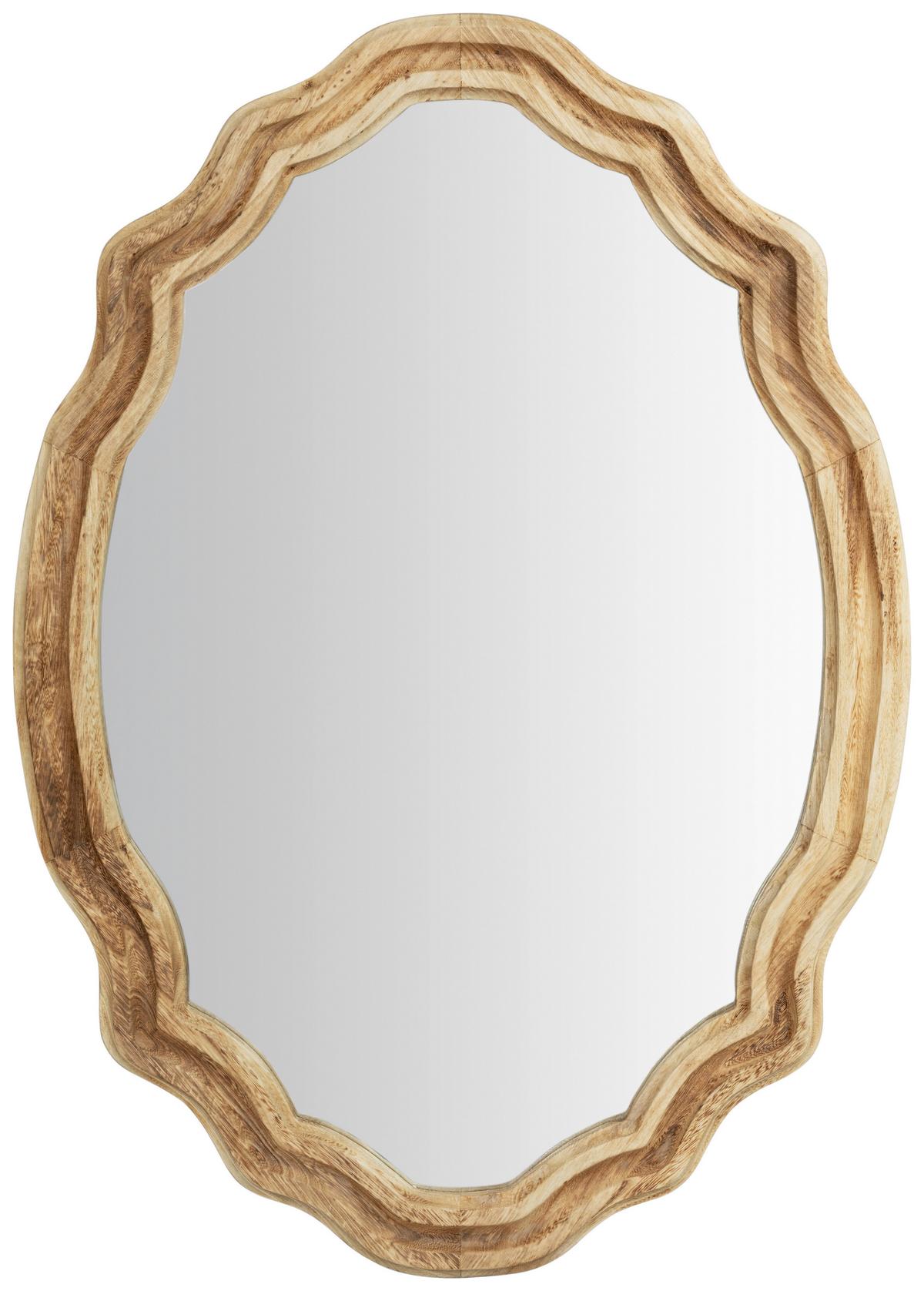 Stensko Ogledalo Joline -Exklusive/sb- - naravne barve, Trendi, steklo/les (61/86/3cm) - Mömax