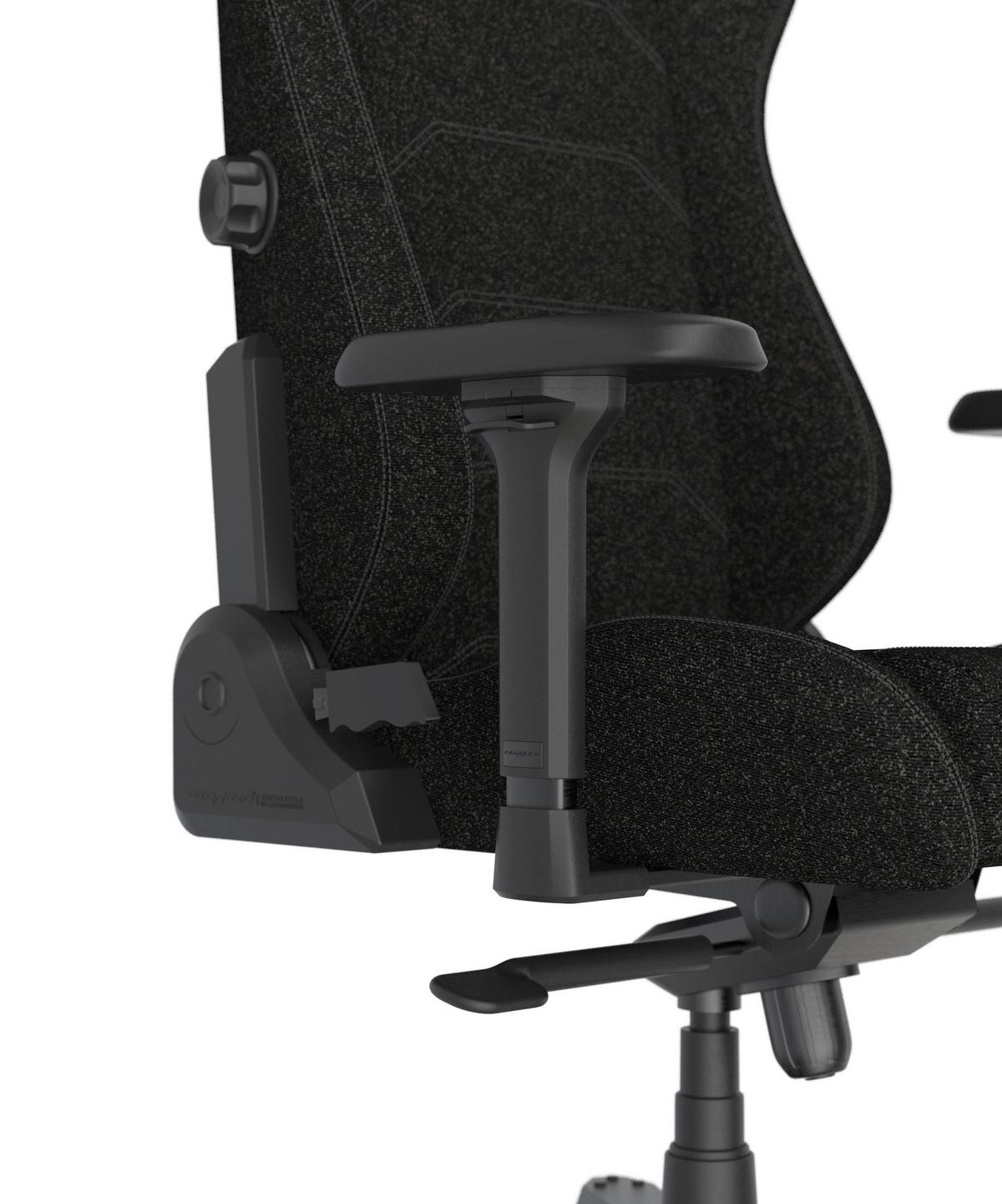 Gamingstuhl Master Schwarz - Schwarz, KONVENTIONELL, Textil/Metall (70/133/70cm) - Dxracer