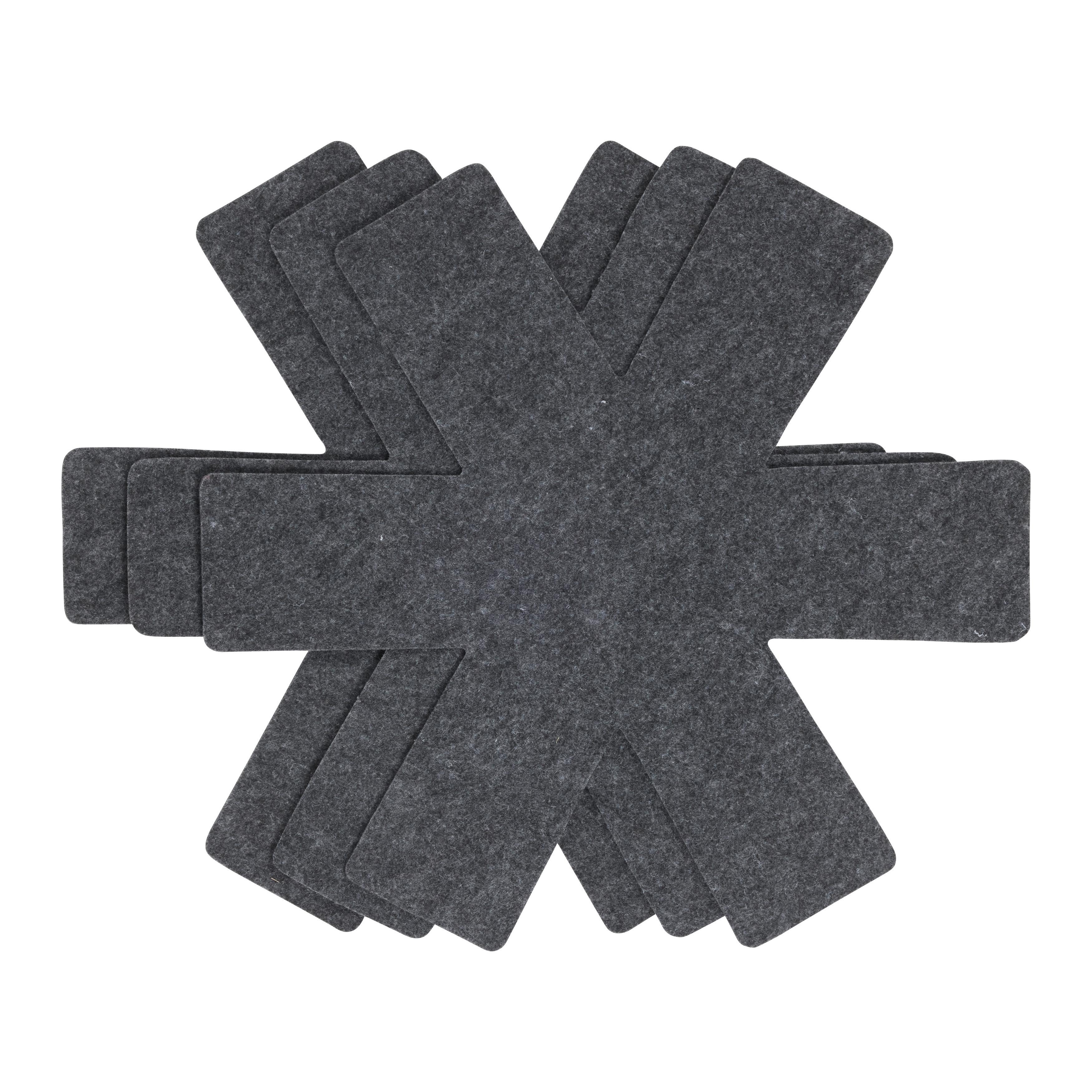 SKYDD FÖR STEKPANNA FREDDY - grå, Klassisk, textil (38cm) - Mömax