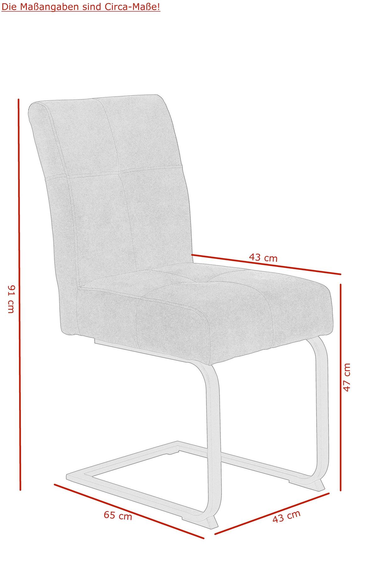 TISCHGRUPPE LUISE II G - Grau, MODERN, Holzwerkstoff/Textil (120 - 160/76/80cm) - MID.YOU