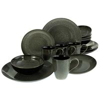 Kerámia Étkészlet Reactive Nostalgic - fekete/szürke, Modern, kerámia - Creatable