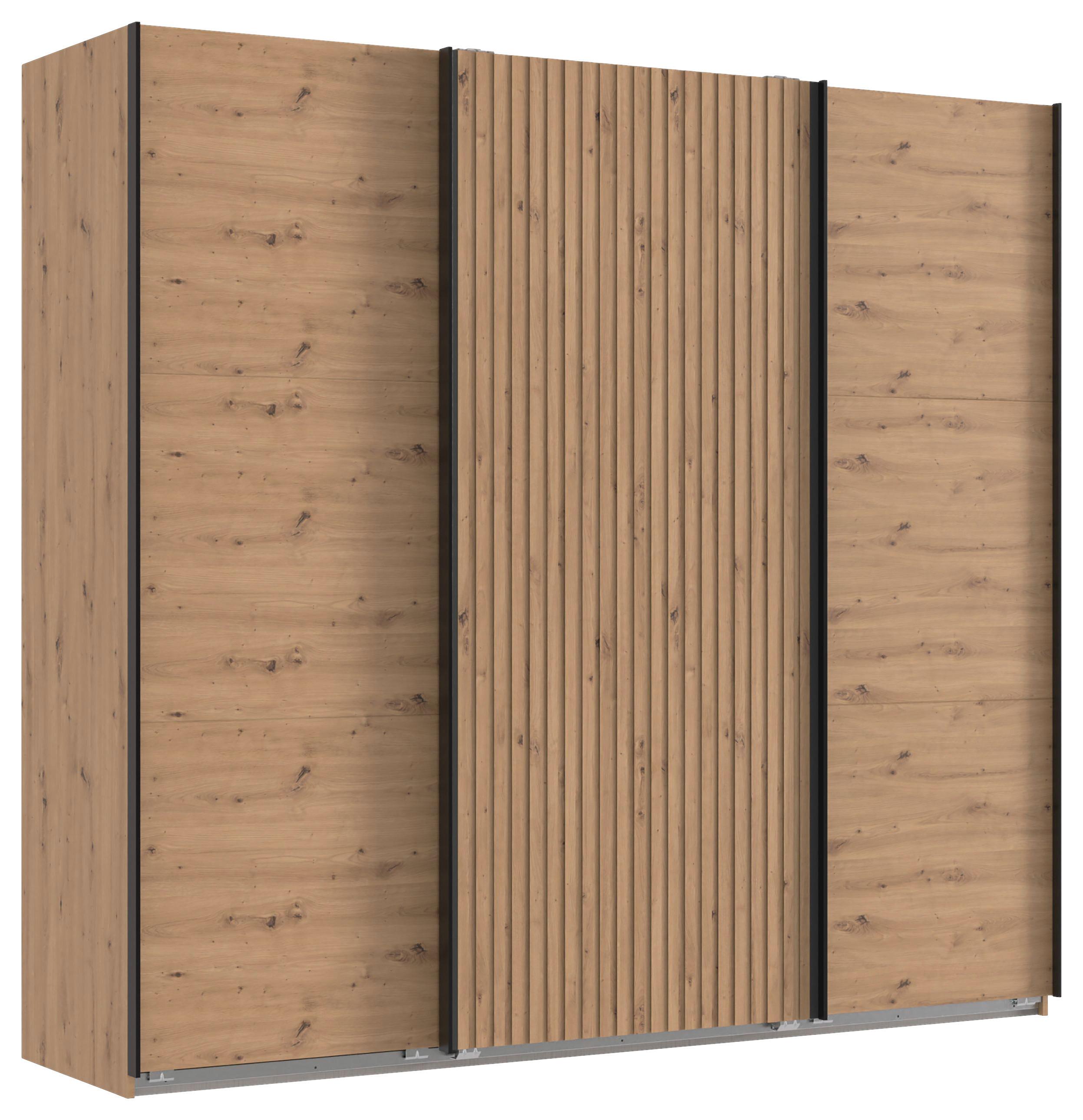 DULAP USI CULISANTE ANDORRA - stejar Artisan, Modern, material pe bază de lemn (250/216/65cm) - Modern Living