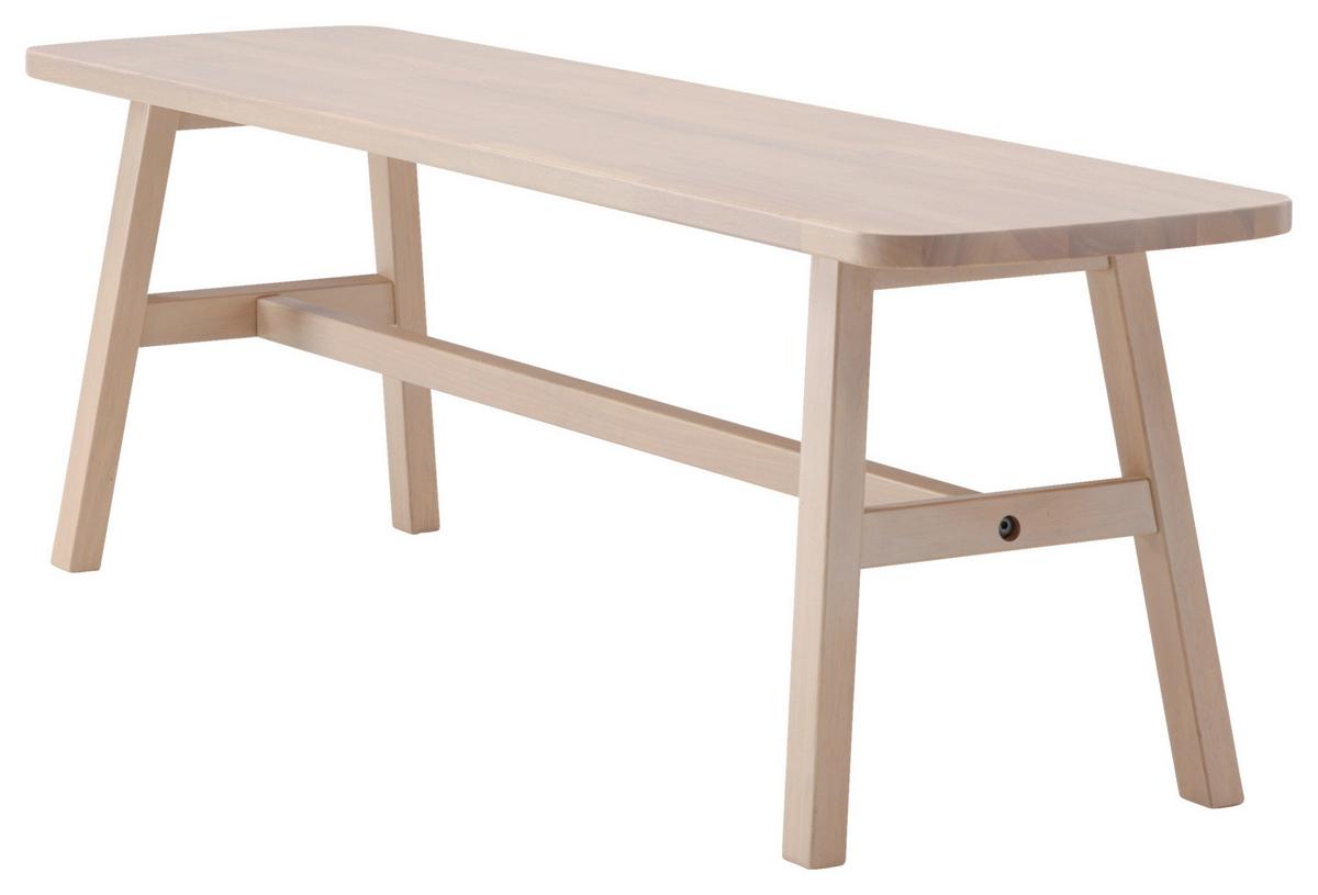 SITZBANK HÄLSÖ - Weiß, Design, Holz (140/45/35cm) - Livetastic