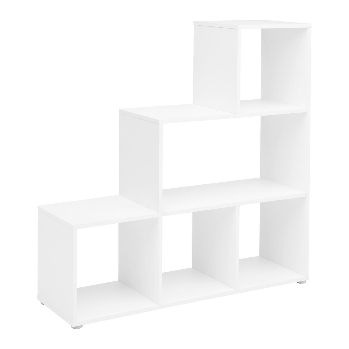 Regal Cassa 1 Weiss - Weiss, Konventionell, Holzwerkstoff (112/113/35cm) - Mömax