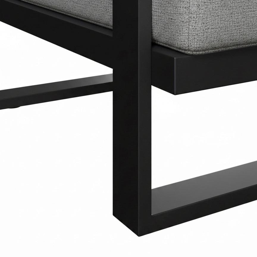 LOUNGEGRUPP FABRIZIA - grå, Modern, metall/trä - Bessagi Garden