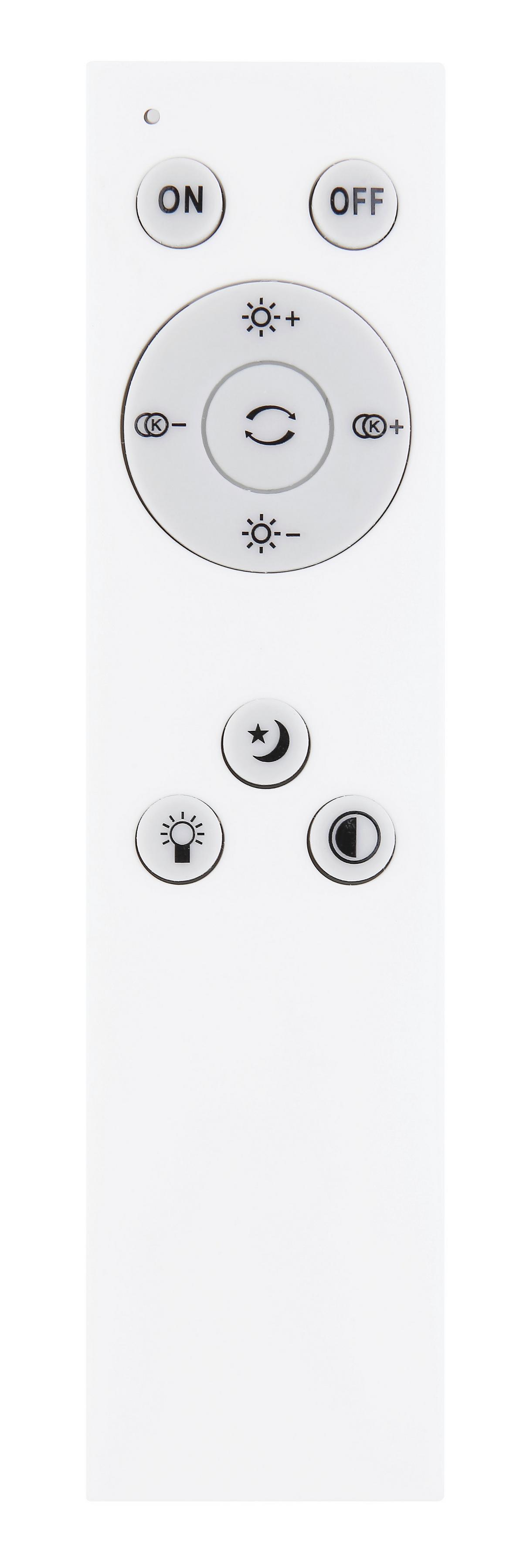 Stropna Led-svetilka Sonny, S Sijalko - črna/bela, Design, kovina/umetna masa (39/8cm) - Globo