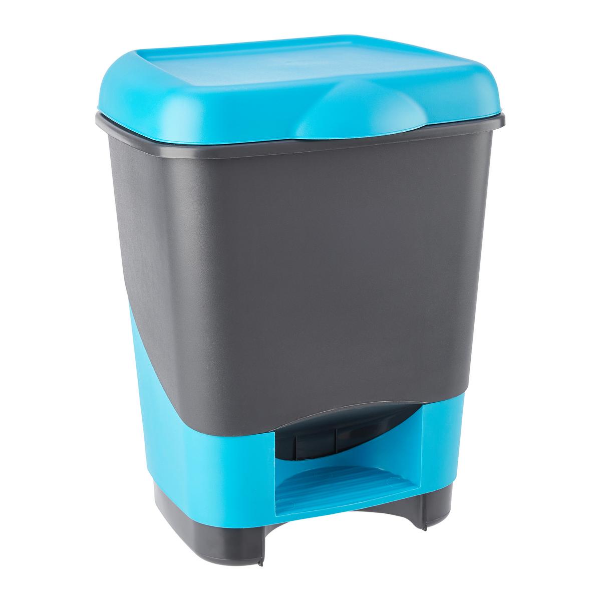 Treteimer Javier Grau/Blau ca. 20 l - KONVENTIONELL (33/31,5/42,5cm) - Mömax