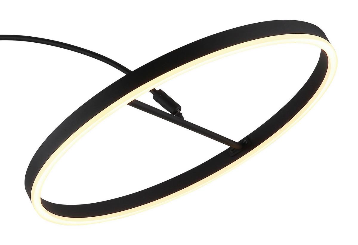 Led Podna Svjetiljka Jerrold - bijela/crna, Design, kamen/metal (15/107cm) - Globo