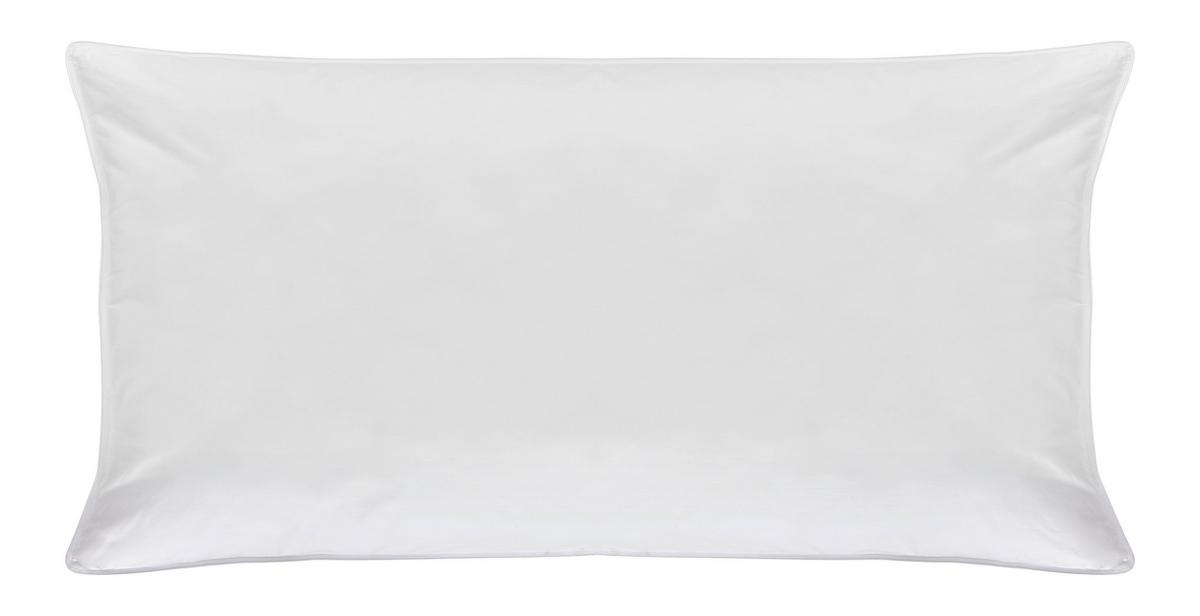 Kopfpolster Vegandown ca. 40x80cm - Weiß, KONVENTIONELL, Textil (40/80cm) - Premium Living