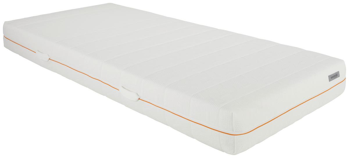 Matratze Primus Pure 250 H2 ca. 80x200cm - Weiß, Textil (80/200cm) - Schlaraffia