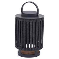 LAMPA SOLARNA LUMIN -EXKLUSIV- - antracytowy/ciemnoszary, Design, tworzywo sztuczne/metal (21,5/32,5/21,5cm) - Ambia Garden