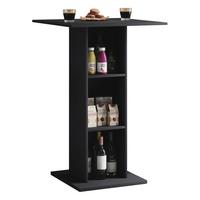 Stoječi Pult Bofus, Črna - črna, Basics, leseni material (70/70/108cm) - MID.YOU