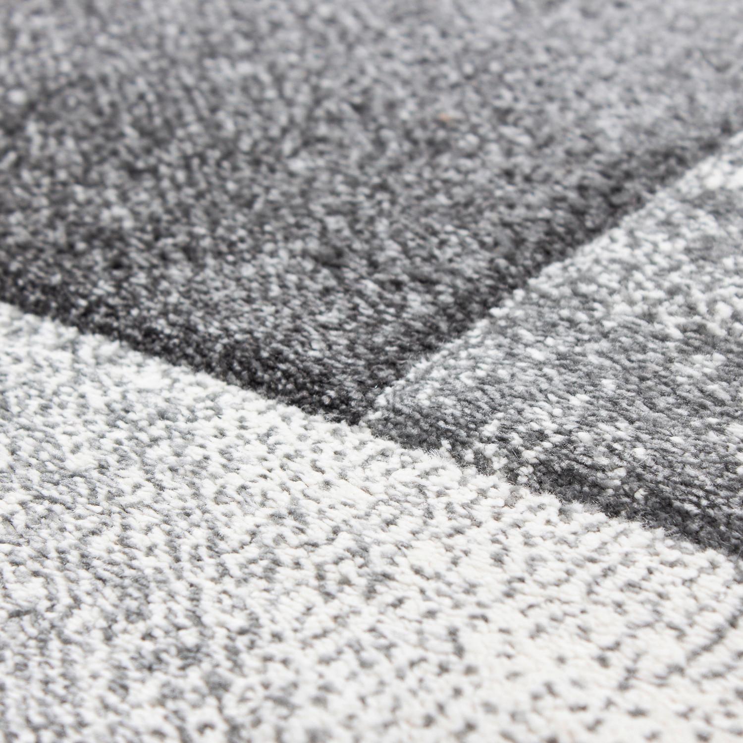 Webteppich Hawaii Pink/Grau ca. 200x290cm - Pink, KONVENTIONELL, Textil (200/290cm) - Novel