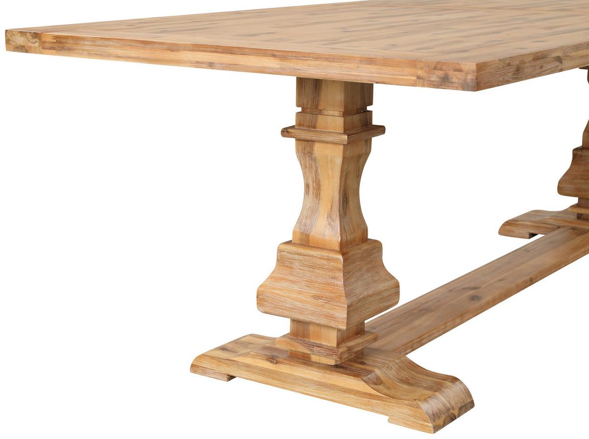 Esstisch in Akaziefarben - Akaziefarben, Lifestyle, Holz (240/100/77cm) - Zandiara