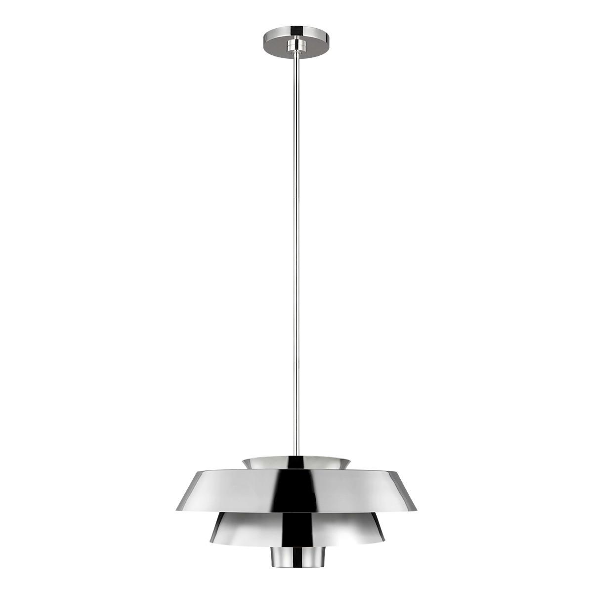 Viseća Svjetiljka  Brisbin Fe-Brisbin-Pn - boje nikla, Design, metal (45.7/39.7 cm) - Elstead Lighting