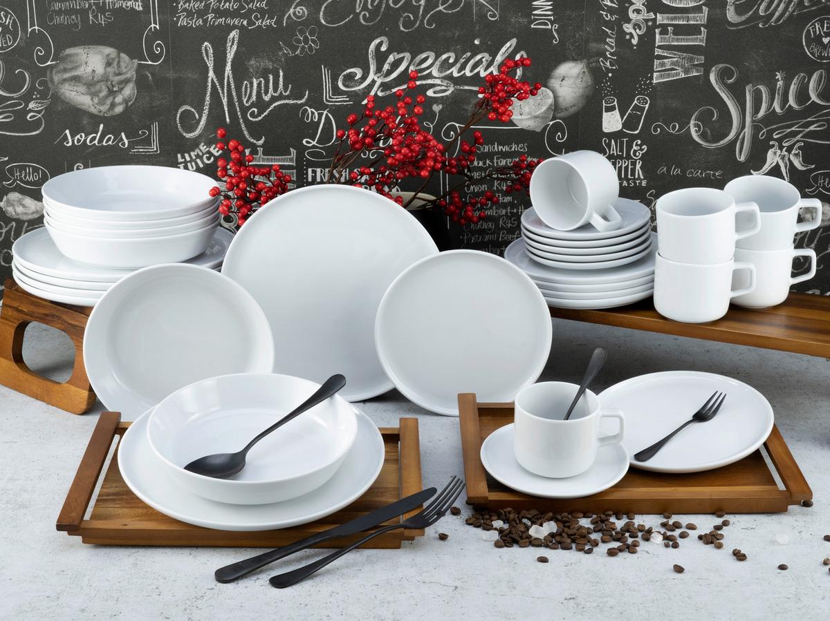 Kombinirani Servis Chef Collection, 30-Delni - bela, Basics, keramika - Creatable