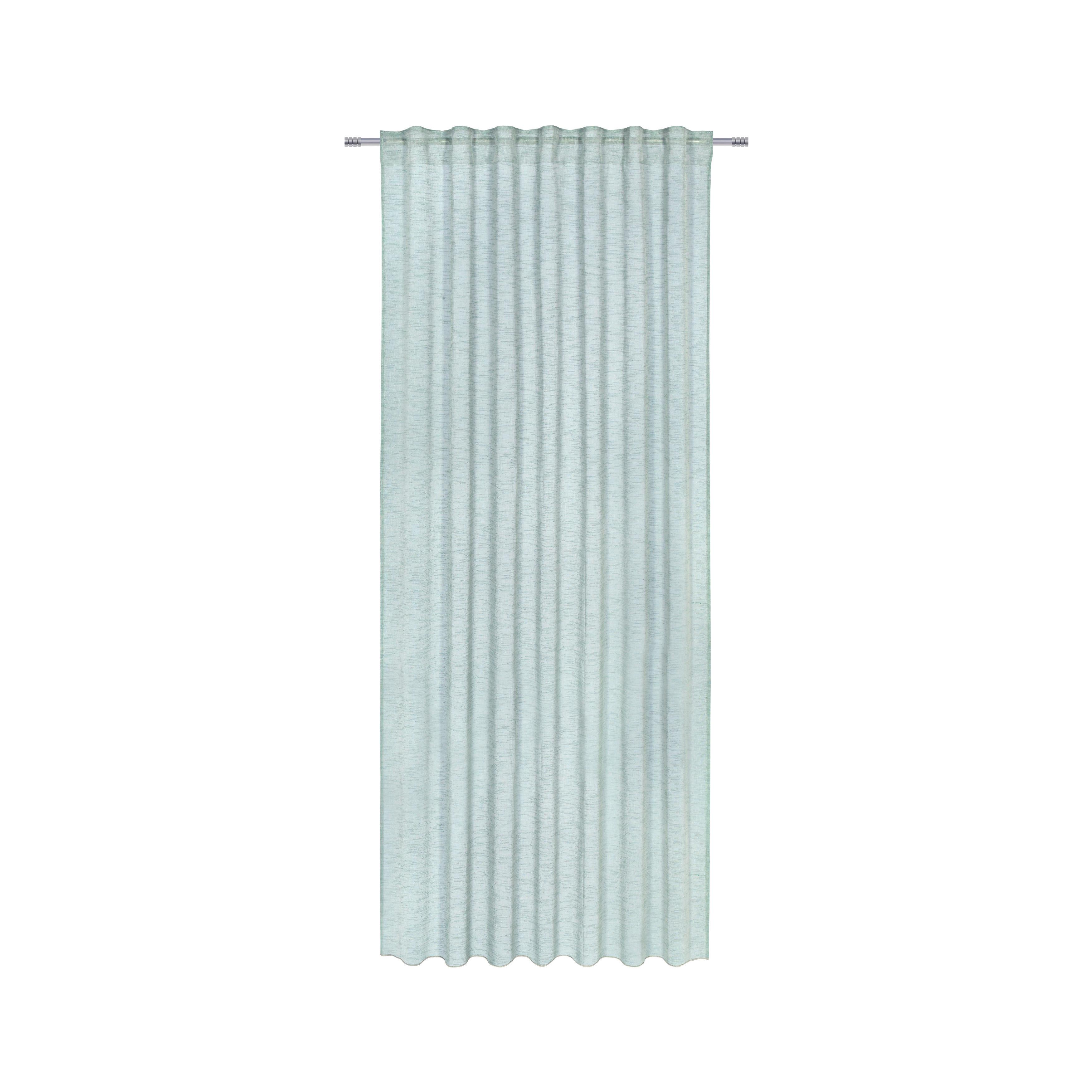 Készfüggöny Sigrid 140/245cm - zöld, Romantik / Landhaus, textil (140/245cm) - Premium Living