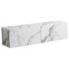 Nizka Omarica Marble, Bela - bela, Design, leseni material (120/30/30cm) - MID.YOU