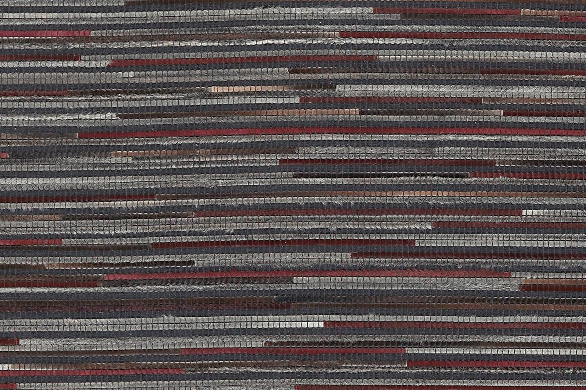 Flachwebeteppich Wild 8023 Anthrazit 120 X 180 - Anthrazit, Basics, Leder/Textil (120/180cm) - Kayoom