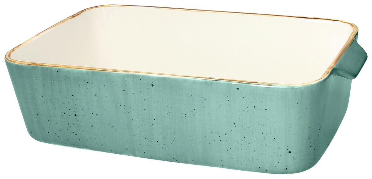 Auflaufform Treviso M in Hellblau - Hellblau, Modern, Keramik (30/19/8cm) - Premium Living