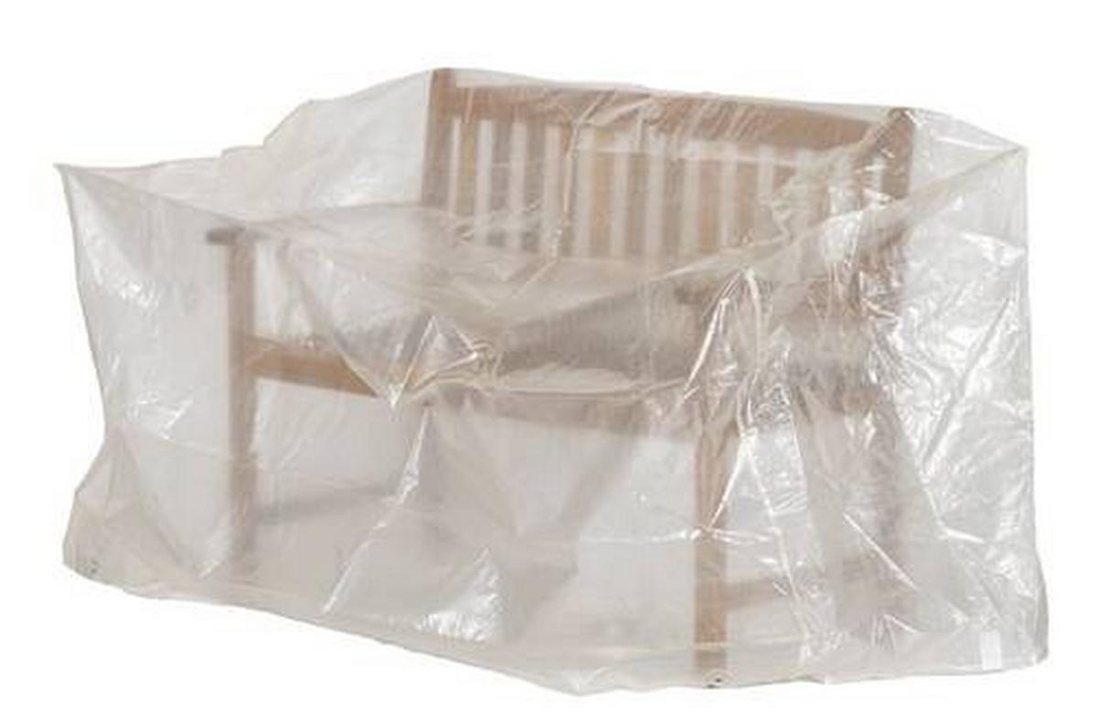 Schutzhülle Abdeckhülle für Bank Transparent - Transparent, Basics, Kunststoff (160/78/75cm) - Mömax