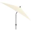 Sonnenschirm BHT: 250x258x250 cm Anthrazit/Beige - Anthrazit/Beige, KONVENTIONELL, Textil/Metall (250/250cm) - Siena Garden