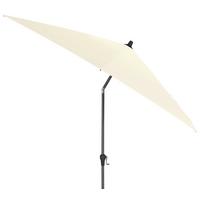 Sonnenschirm BHT: 250x258x250 cm Anthrazit/Beige - Anthrazit/Beige, KONVENTIONELL, Textil/Metall (250/250cm) - Siena Garden