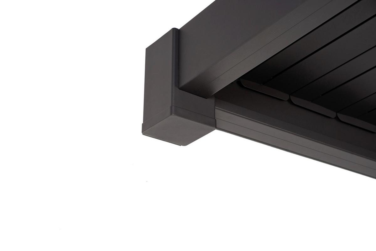Pergola Deluxe Anthrazit, 300x530cm - antracit, Moderno, kovina (530/250/300cm) - Gardenson