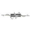LED-TAKLAMPA LINA - kromfärg/nickelfärgad, Modern, metall/plast (20/80/26,5cm) - Mömax