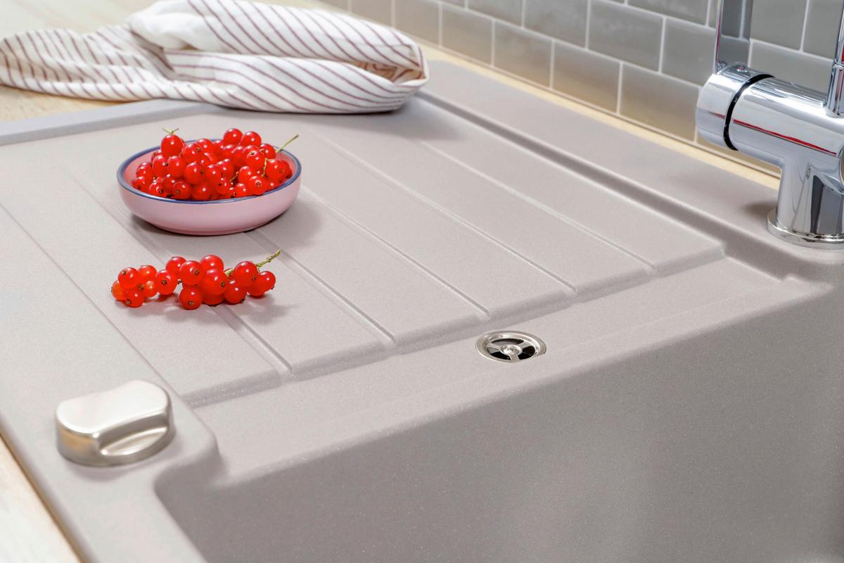 Pomivalno Korito Austin, 86x50cm - siva, Design, kamen (86/21/50cm) - Respekta