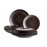 TAFELSERVICE METALLIC BRONZE - Dunkelbraun, Basics, Keramik - Mäser