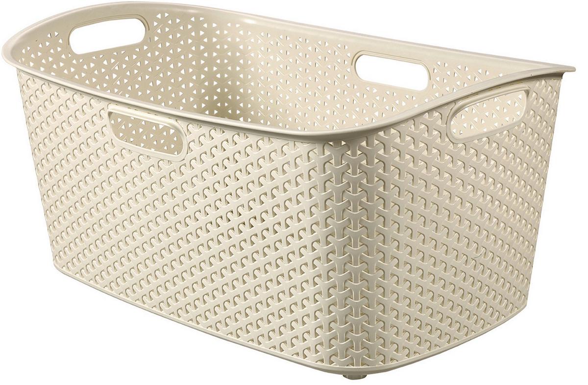 Ruháskosár Curver My Style - krémszínű, műanyag (39/27,8/60cm) - Curver