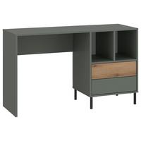 Radni Stol Pozzi - boje hrasta/zelena, Moderno, drvni materijal (120/76,4/58cm) - Modern Living