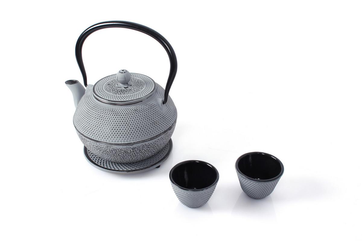 Vrč Za Čaj V Setu Teekanne, Siva - siva, Basics, kovina (1100ml) - Echtwerk