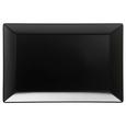 Platte Manhattan City in Schwarz - Schwarz, MODERN, Keramik (34,2/3/22,7cm)