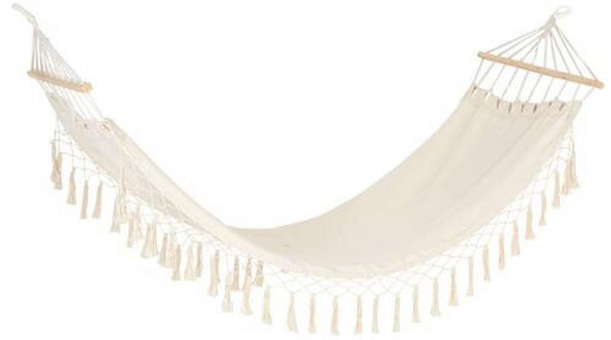 Viseća Ležaljka Sonja - bela, Romantično / Seoski, drvo/tekstil (80/200cm) - Mömax