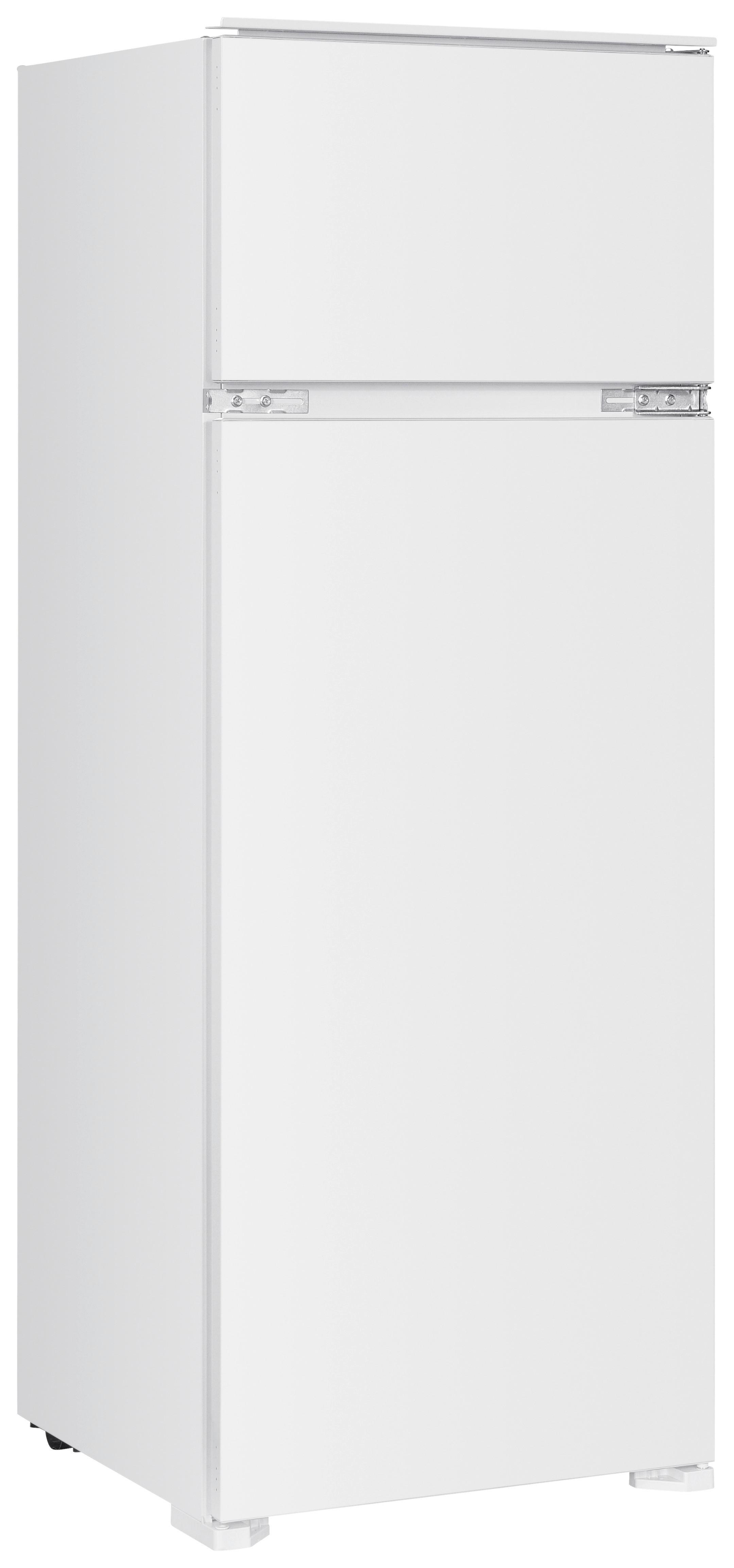Kühl-Gefrier-Kombination GKE144-16 Weiß - Weiß, Trend, Glas/Kunststoff (54/145/54cm) - Respekta