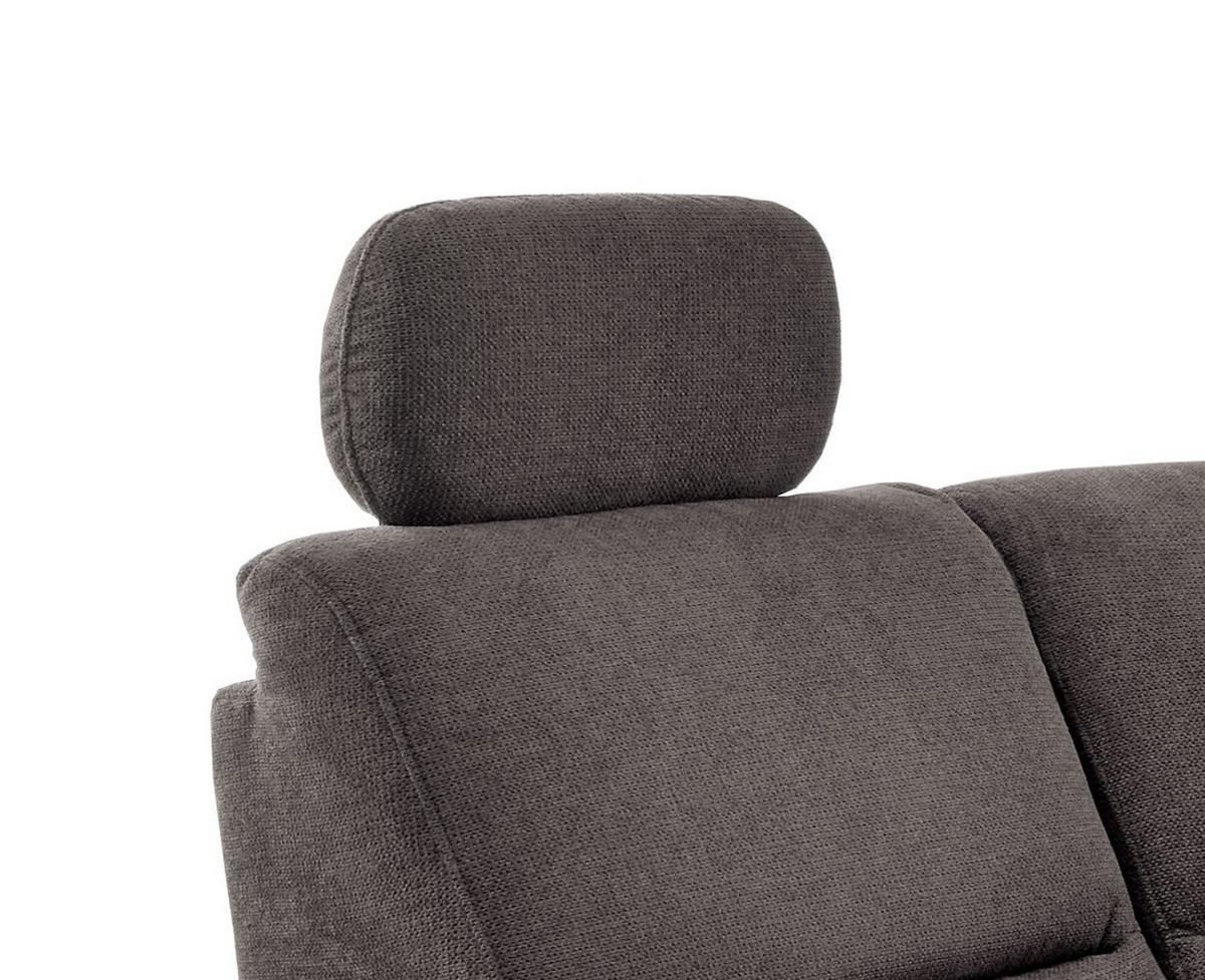 Wohnlandschaft Parole Anthrazit Struktur - Wildeiche/Anthrazit, KONVENTIONELL, Holz/Textil (186/237cm) - Livetastic
