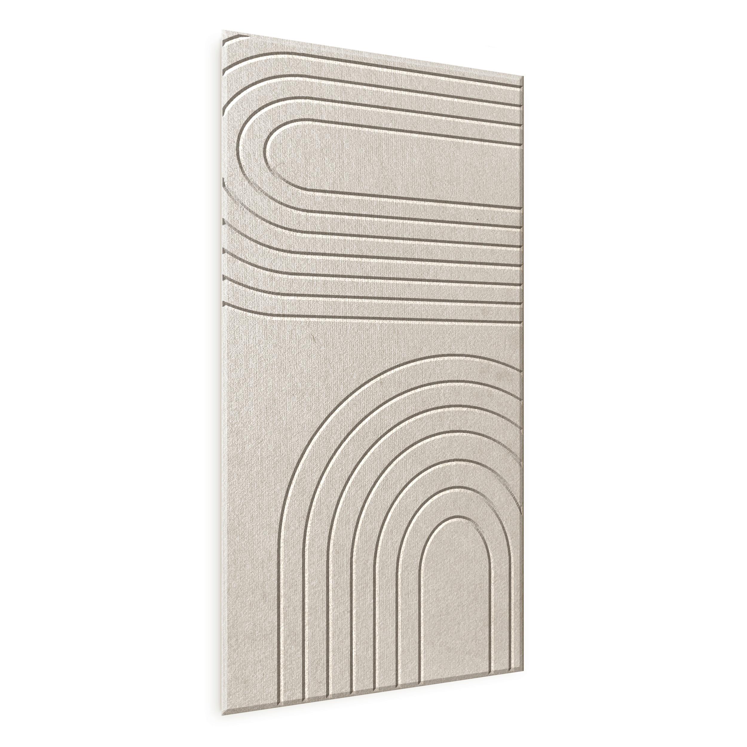Akustikpaneel Milena Beige ca. 30x60cm - Beige, Textil (30/60cm) - Premium Living