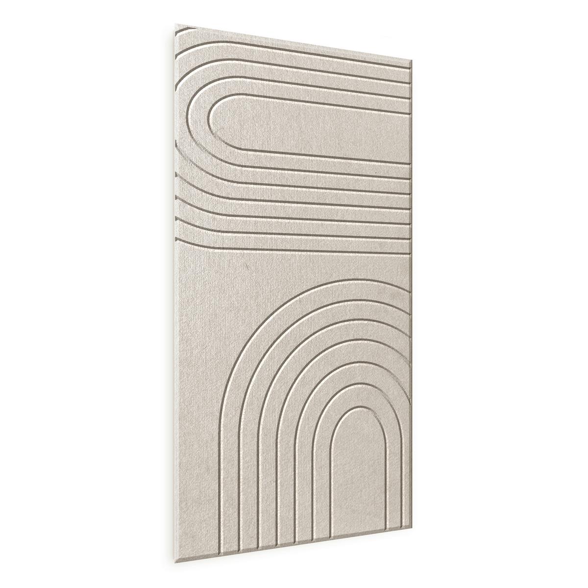Akustikpaneel Milena Beige ca. 30x60cm - Beige, Textil (30/60cm) - Premium Living