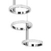 LED-HÄNGLAMPA RONG - kromfärg, Modern, metall/plast (45,5/45,5/120cm)