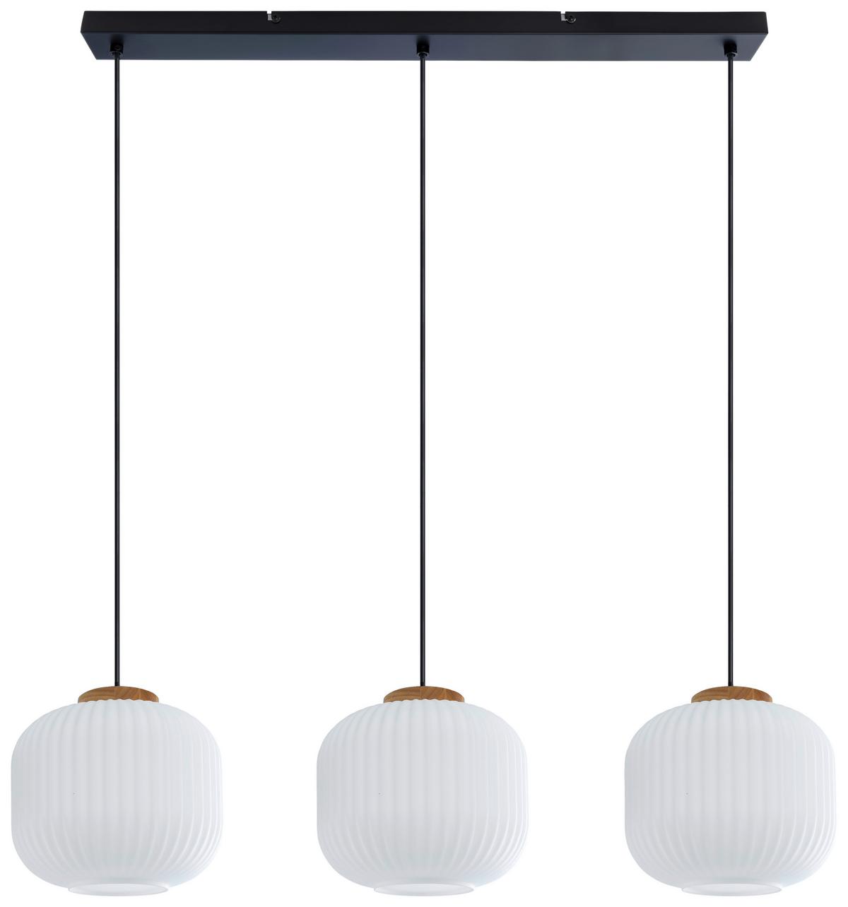LAMPA WISZĄCA ANNA - biały, Trend, metal/drewno (84.5/20/120cm) - Collett's Monde