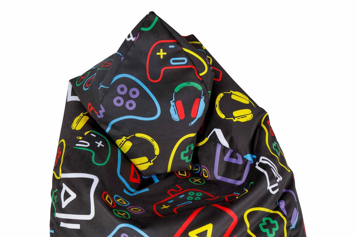 Ülőzsák Mintás Verona Print - fekete/többszínű, Basics, textil (90/130cm) - Mömax