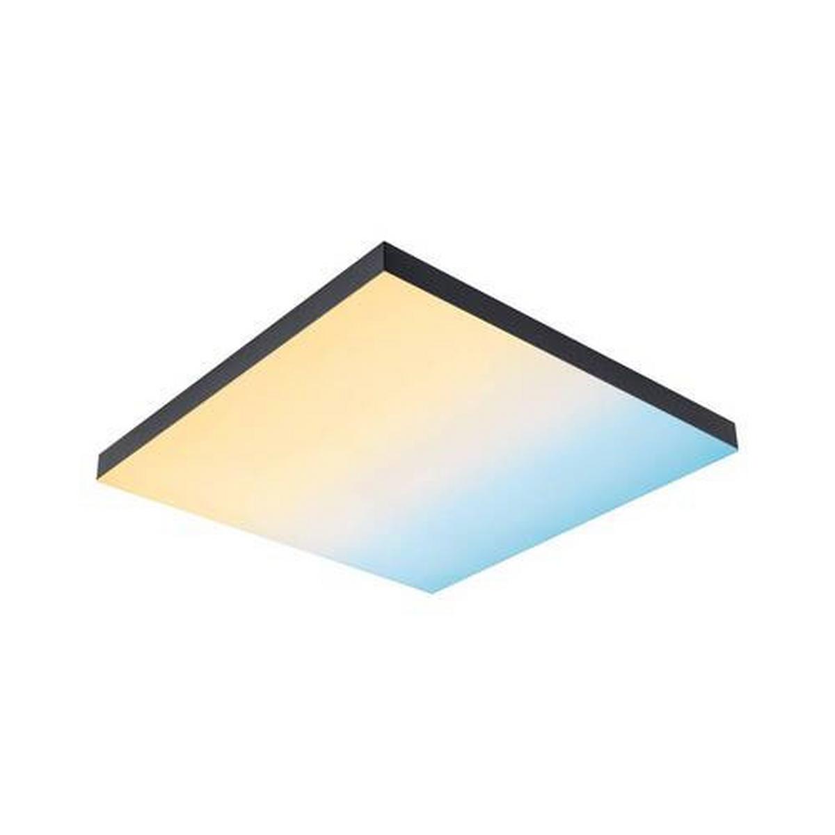 LED-Paneel Velora Rainbow in Schwarz max. 19 Watt - Schwarz, Basics, Metall (45/45/6,4cm) - Paulmann